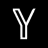 Logo de Y: la letra Y en blanco